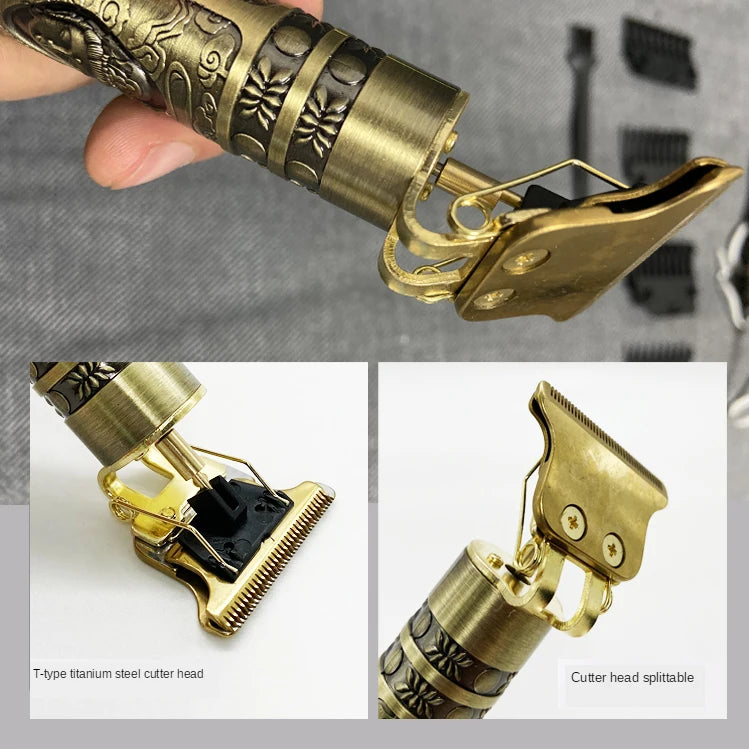 T9 Electric Hair Clipper & Beard Trimmer 0mm Precision Shaver for Men’s Hair, Beard & Body Grooming