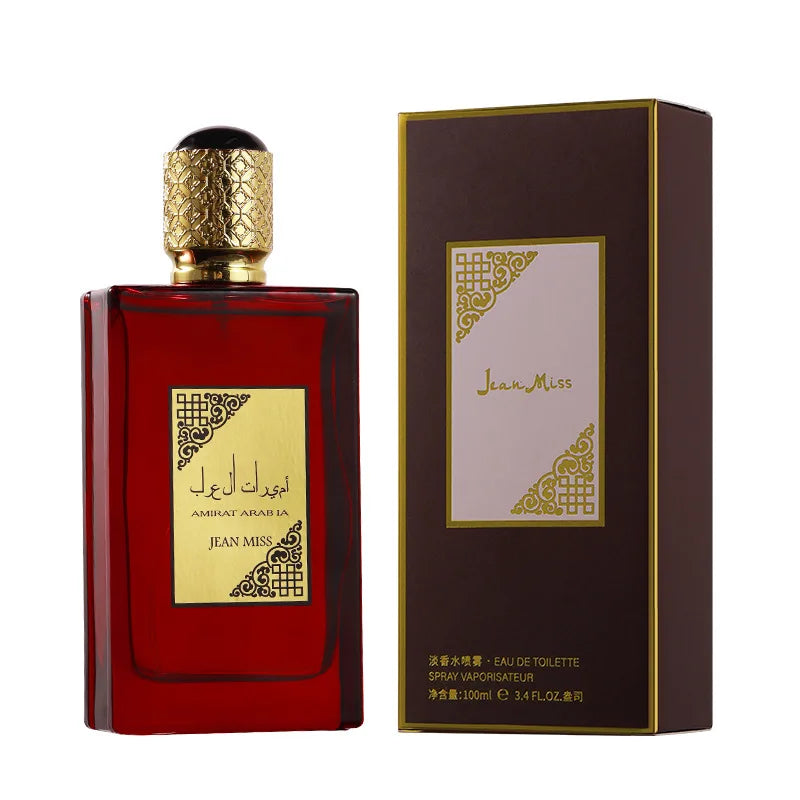 100ml Dubai Women Perfume Long-lasting Arabian Princess Ladies Perfumes Natural Pure Sexy Charming Fragrance Fruity Floral Scent