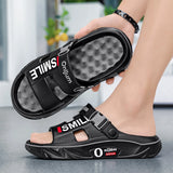 2025 Men’s Massage Slippers – Indoor/Outdoor Comfortable Slides | شباشب تدليك رجالي 2025 – مريحة للاستخدام الداخلي والخارجي