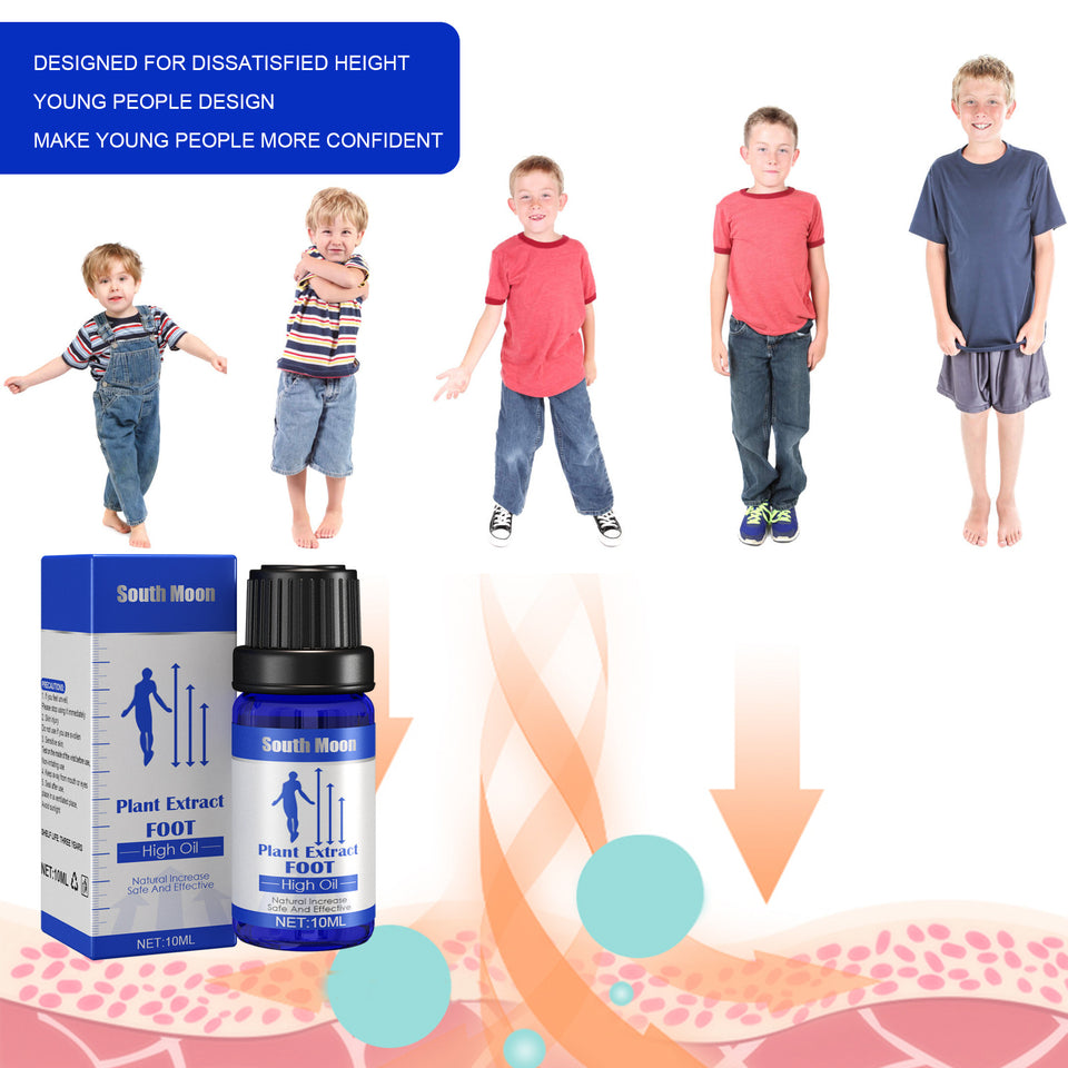 Height Increasing Oil 10ml – Body Growth, Bone Essence, Foot Care | زيت زيادة الطول 10مل – نمو الجسم، مصل العظام، العناية بالقدم