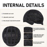 Synthetic Men’s Wig – Short Black Layered, Heat Resistant | شعر مستعار صناعي للرجال – قصير أسود طبقات، مقاوم للحرارة