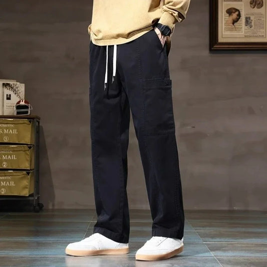 Hiking Cargo Pants for Men Work Wear Joggers Trousers Man Luxury High Quality Harajuku Emo Street Loose Regular Fit Cheap Nylon