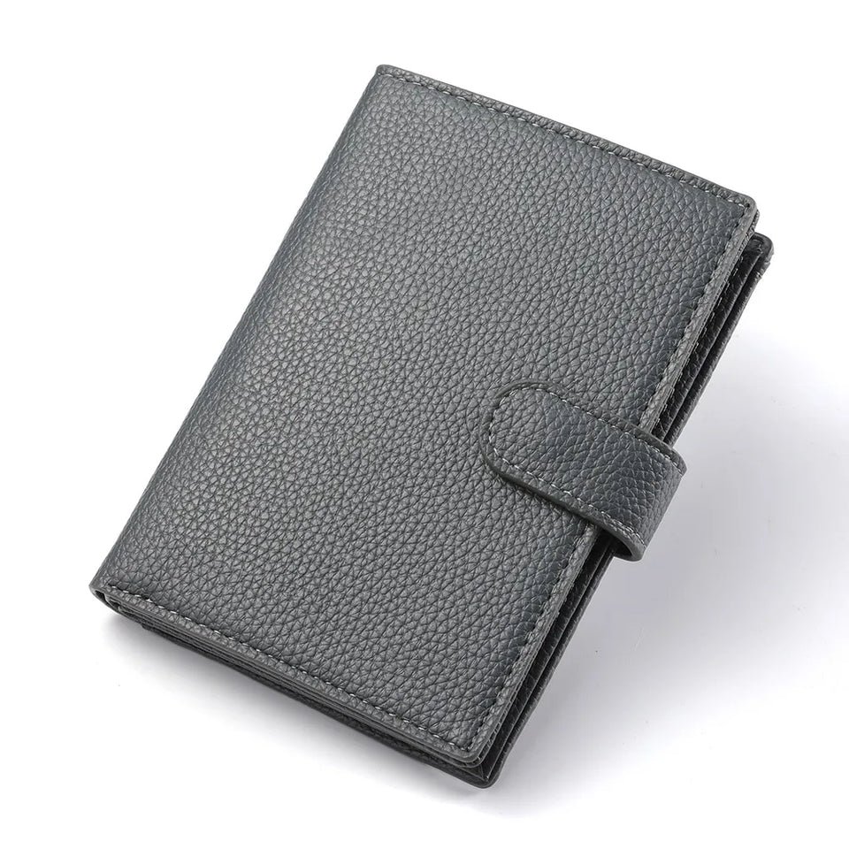 Stylish Travel Passport Bag & Wallet Compact Organizer for Travel Documents, Cards & Cash