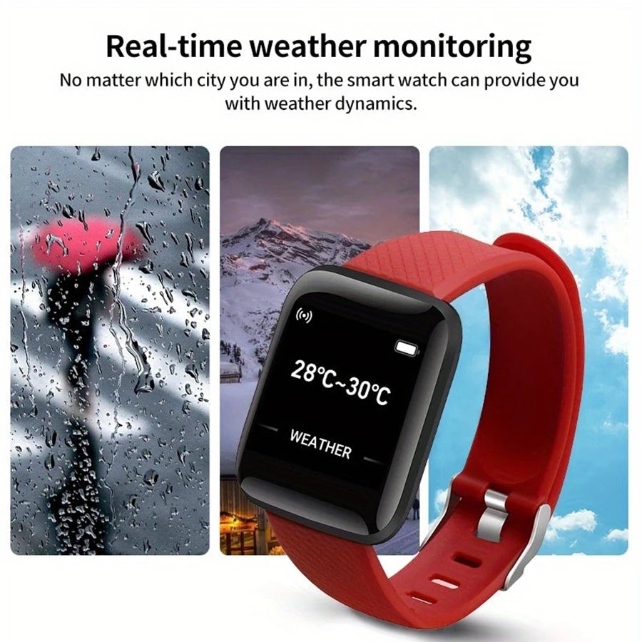 Smartwatch for Men & Women Fitness Tracker with Heart Rate, Steps & Notifications