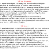 Smartwatch for Men & Women Fitness Tracker with Heart Rate, Steps & Notifications