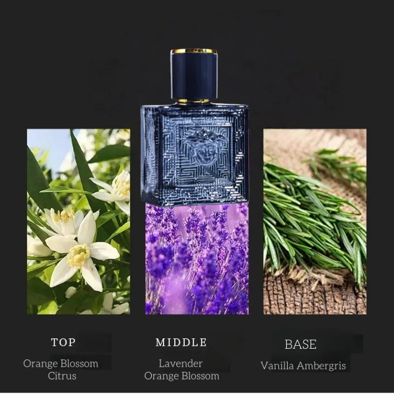 Brand Perfume Cologne Men Perfume 3pcs Spray Flirting Pheromone Lasting Irresistible Temptation Light Fragrance Gentleman Parfum