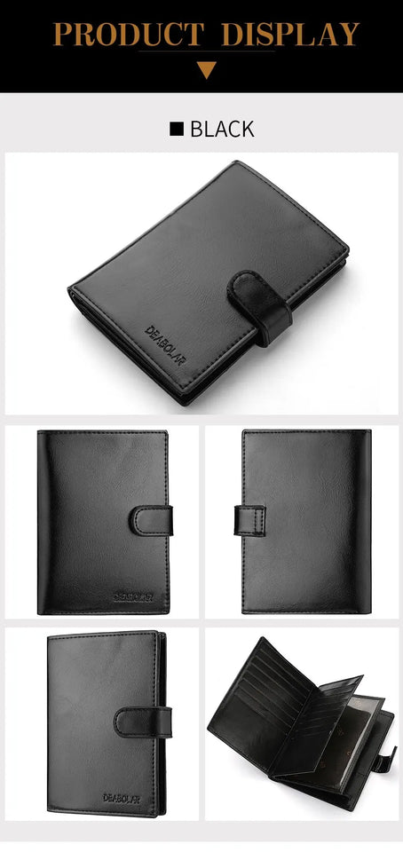Stylish Travel Passport Bag & Wallet Compact Organizer for Travel Documents, Cards & Cash