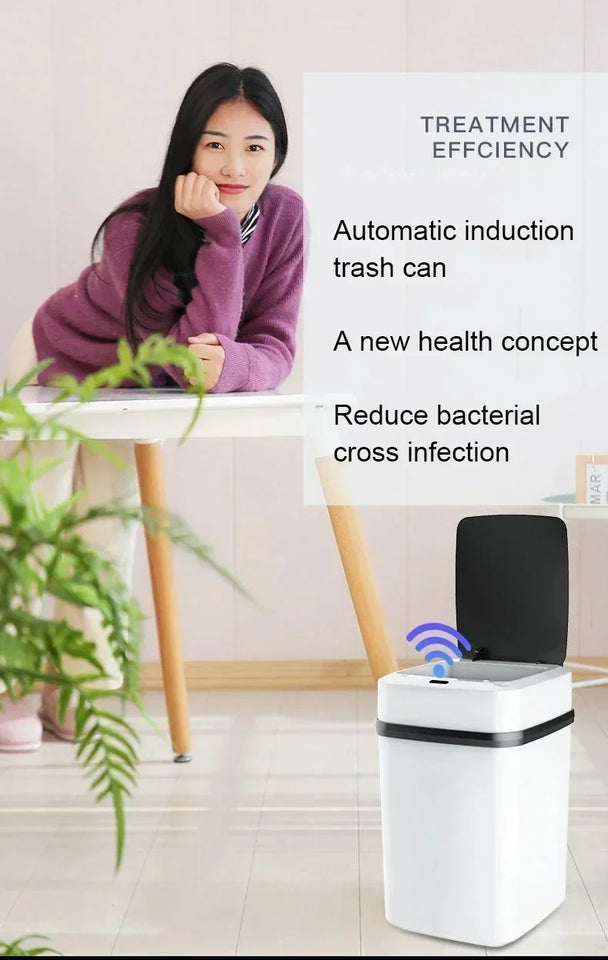 13L Smart Sensor Trash Can Automatic Touchless Waste Bin for Home or Office