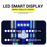 2000LM LED Tactical Flashlight USB Rechargeable High-Brightness Torch for Outdoor & Emergency Use