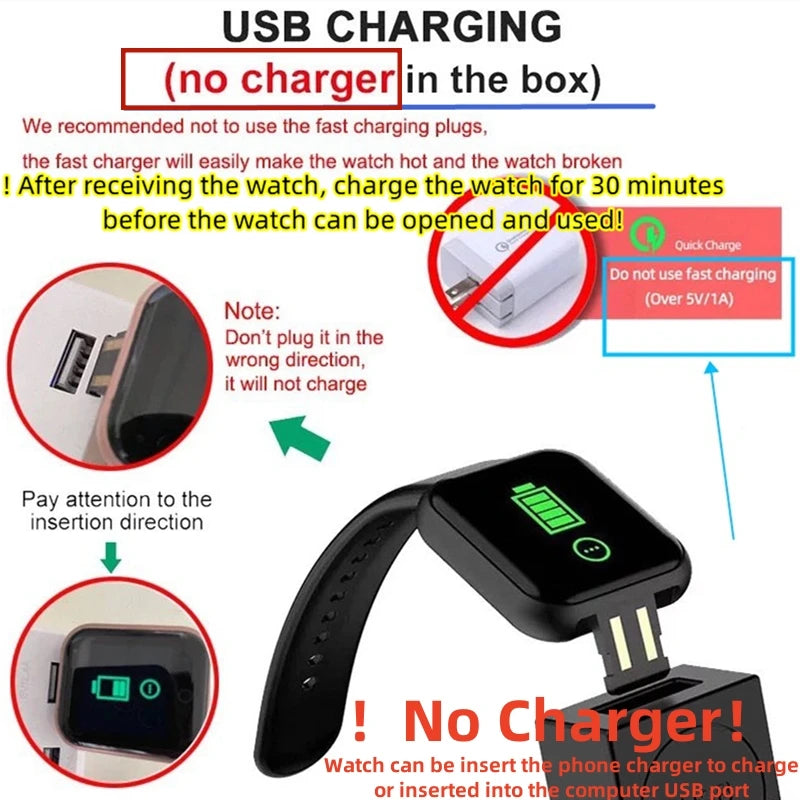 Smart Watch for Men – Fitness & Music Bluetooth Sports Watch with Music Control & Health Tracking