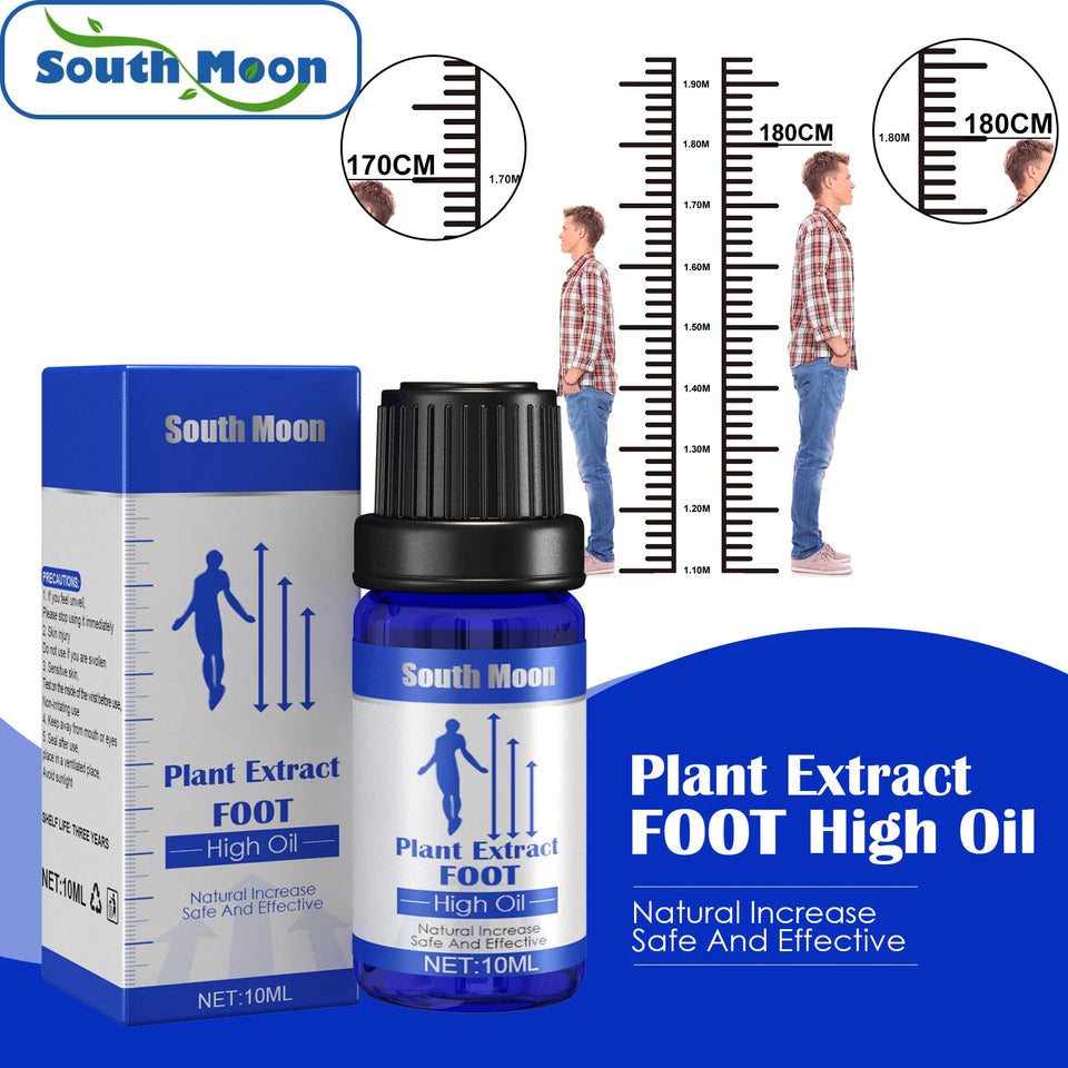Height Increasing Oil 10ml – Body Growth, Bone Essence, Foot Care | زيت زيادة الطول 10مل – نمو الجسم، مصل العظام، العناية بالقدم