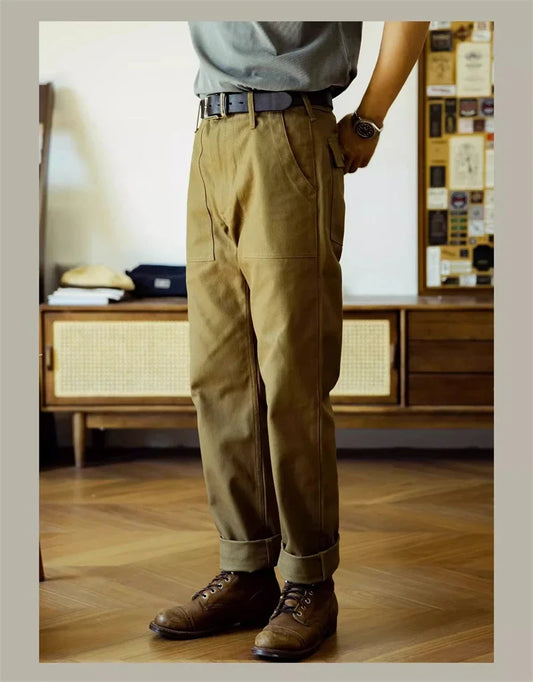 Red Tornado OG-107 Fatigue Pants Men Herringbone Twill Casual Trousers Army Green