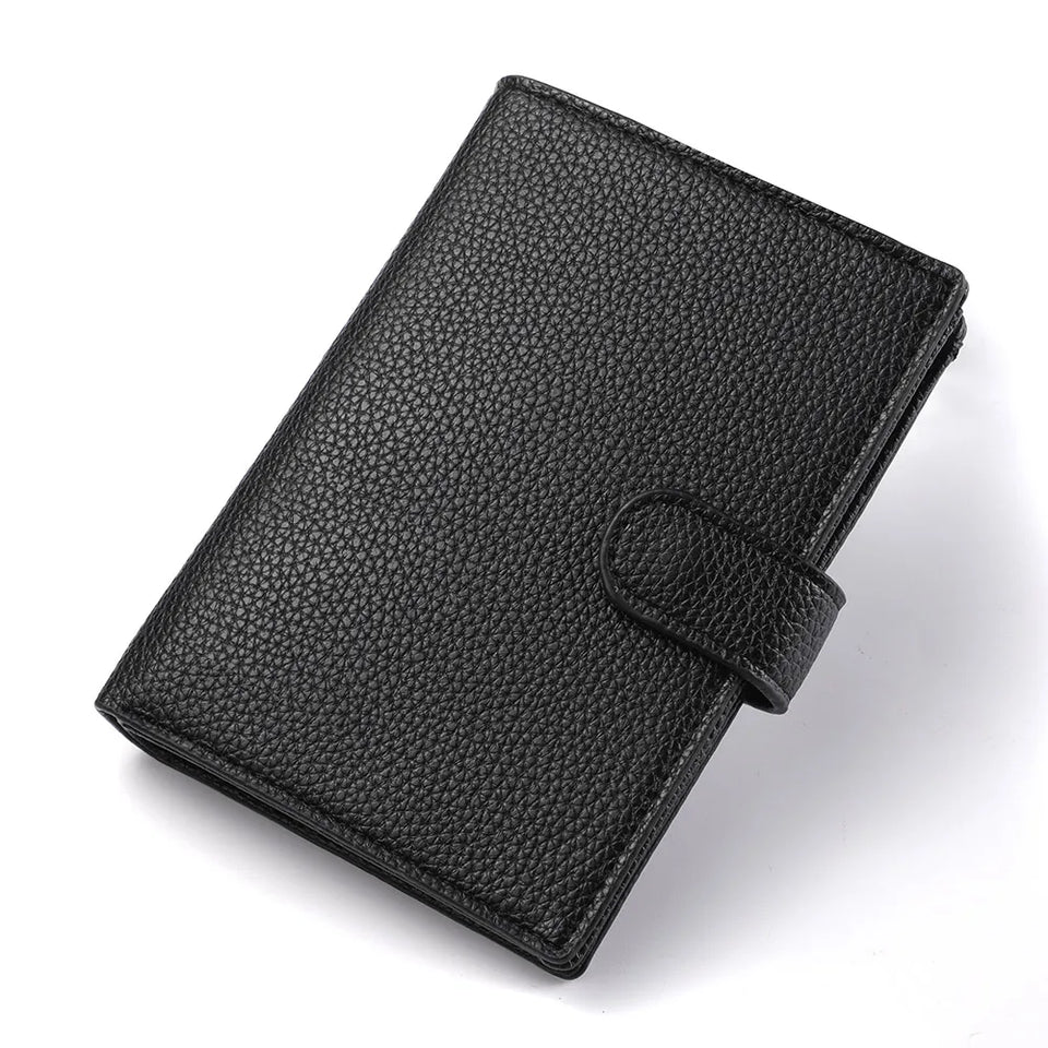 Stylish Travel Passport Bag & Wallet Compact Organizer for Travel Documents, Cards & Cash