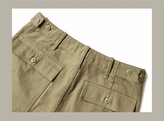 Red Tornado OG-107 Fatigue Pants Men Herringbone Twill Casual Trousers Army Green