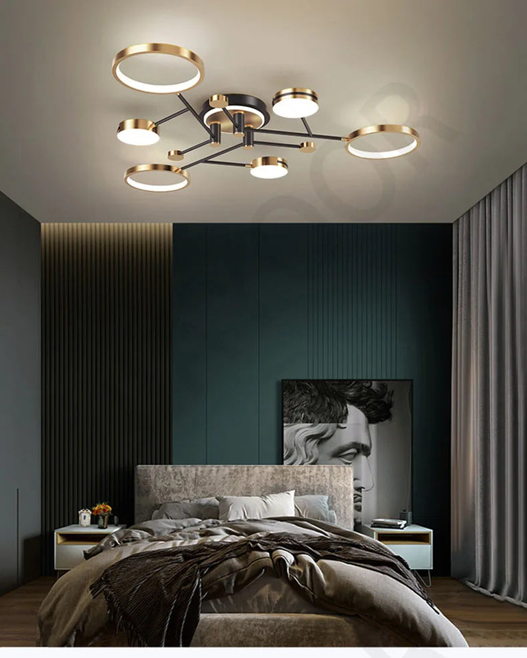 Nordic Modern LED Pendant Light Fixture Elegant Ceiling Lamp for Living Room, Dining Room & Bedroom