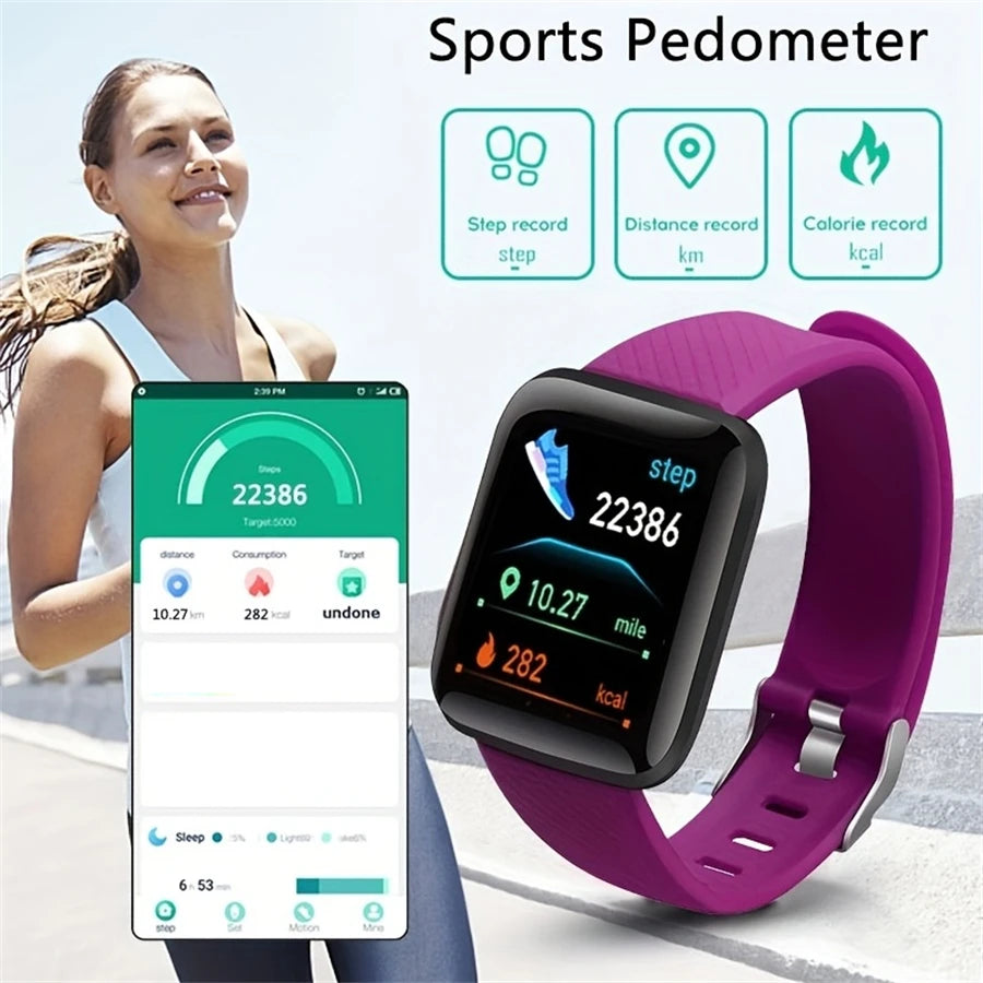 Smartwatch for Men & Women Fitness Tracker with Heart Rate, Steps & Notifications