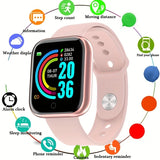 Smartwatch for Men & Women Fitness Tracker with Heart Rate, Steps & Notifications