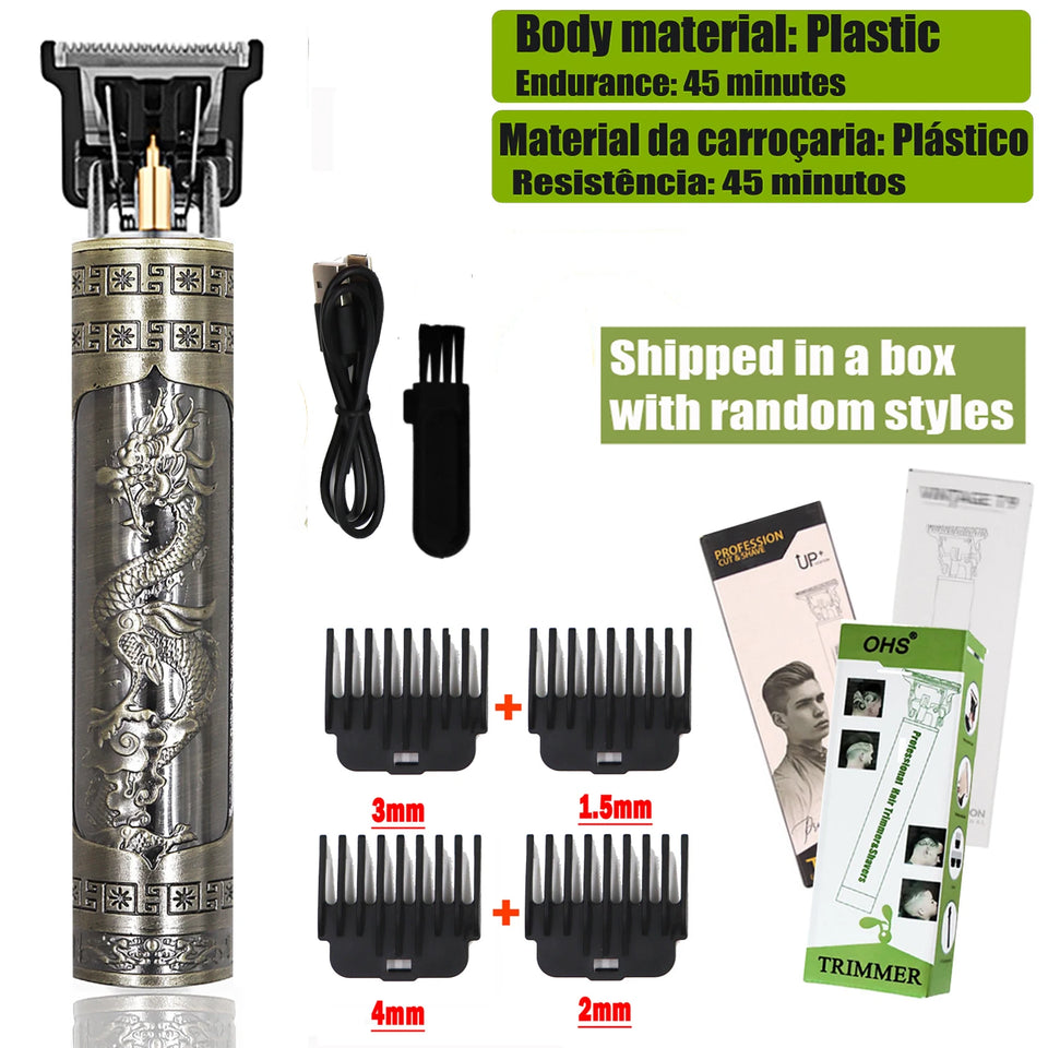 T9 Electric Hair Clipper & Beard Trimmer 0mm Precision Shaver for Men’s Hair, Beard & Body Grooming