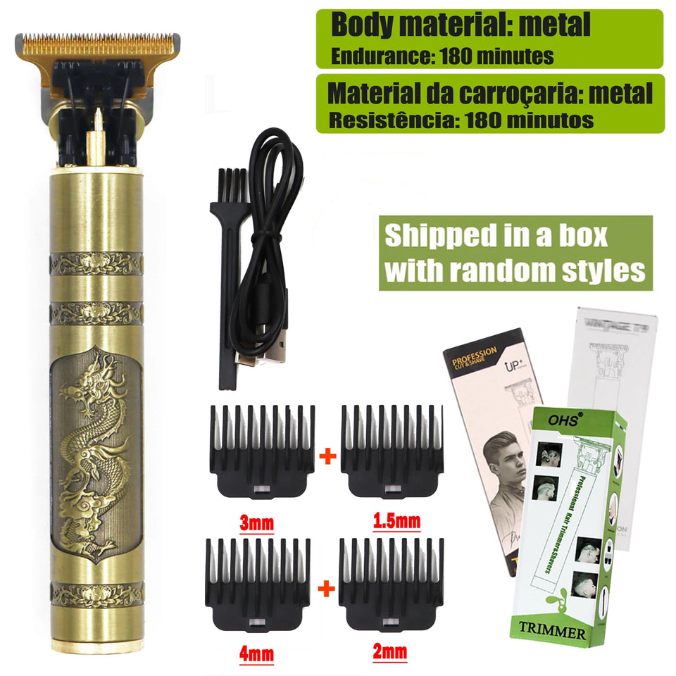 T9 Electric Hair Clipper & Beard Trimmer 0mm Precision Shaver for Men’s Hair, Beard & Body Grooming