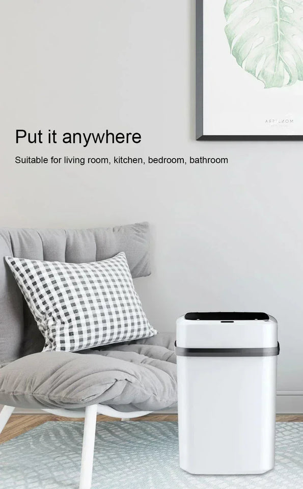 13L Smart Sensor Trash Can Automatic Touchless Waste Bin for Home or Office