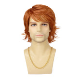 Synthetic Men’s Wig – Short Black Layered, Heat Resistant | شعر مستعار صناعي للرجال – قصير أسود طبقات، مقاوم للحرارة
