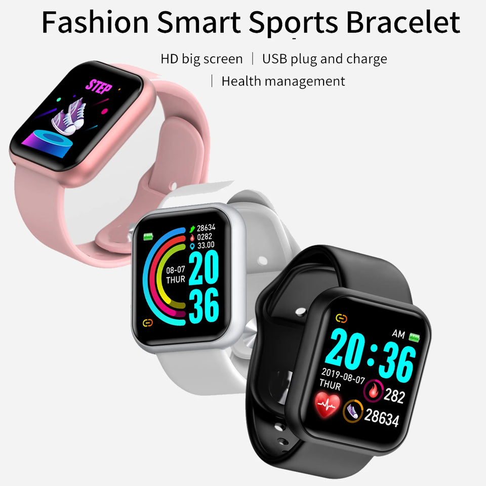 Smart Watch for Men – Fitness & Music Bluetooth Sports Watch with Music Control & Health Tracking