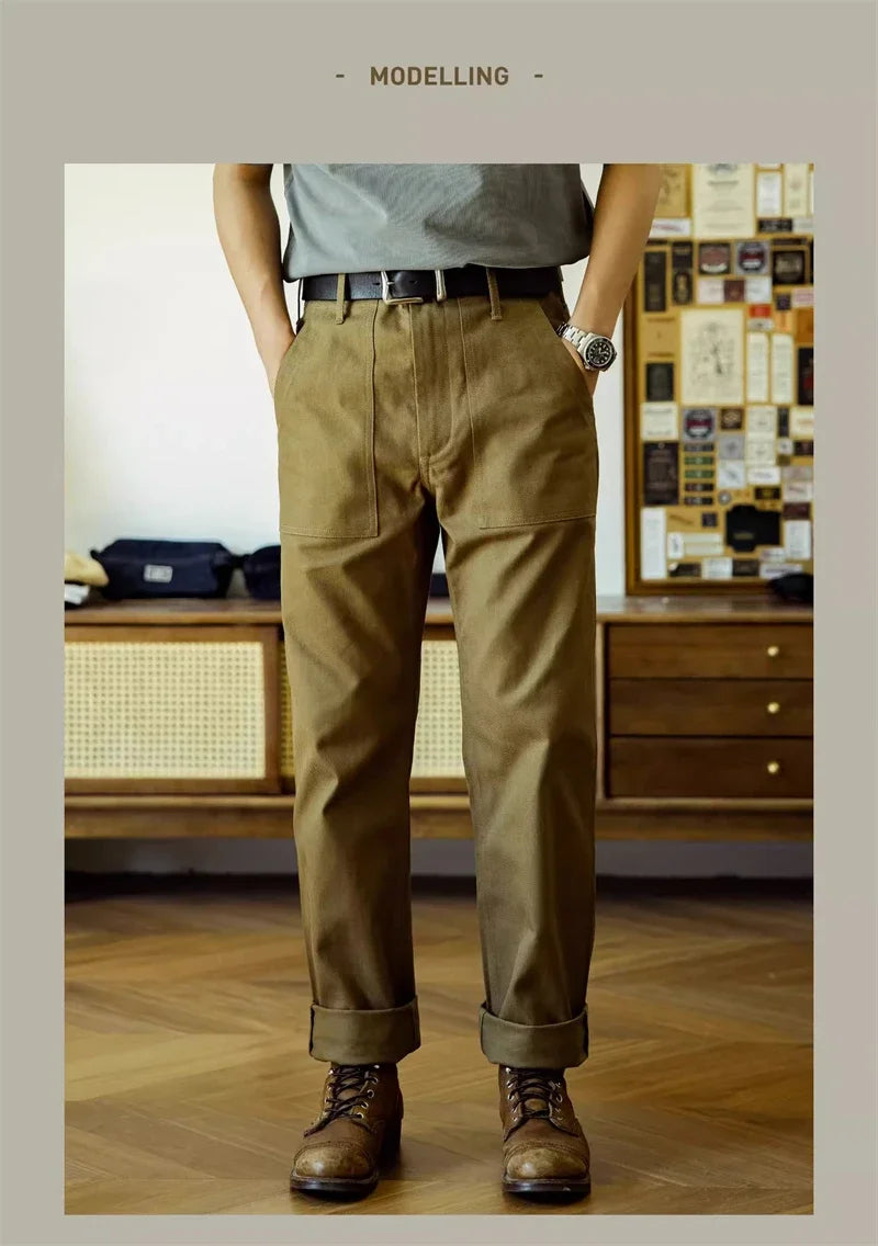 Red Tornado OG-107 Fatigue Pants Men Herringbone Twill Casual Trousers Army Green