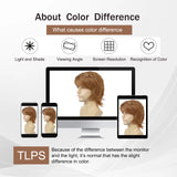 Synthetic Men’s Wig – Short Black Layered, Heat Resistant | شعر مستعار صناعي للرجال – قصير أسود طبقات، مقاوم للحرارة