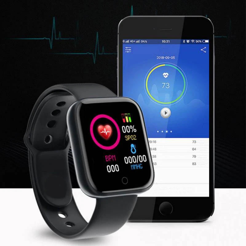 Smart Watch for Men – Fitness & Music Bluetooth Sports Watch with Music Control & Health Tracking