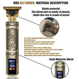 T9 Electric Hair Clipper & Beard Trimmer 0mm Precision Shaver for Men’s Hair, Beard & Body Grooming