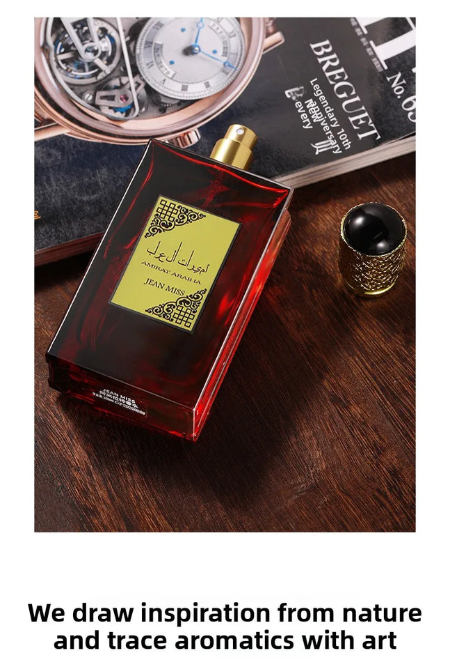 100ml Dubai Women Perfume Long-lasting Arabian Princess Ladies Perfumes Natural Pure Sexy Charming Fragrance Fruity Floral Scent