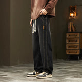 Autumn Winter Men’s Cotton Jeans – Baggy Cargo Denim Pants S-4XL | جينز رجالي من القطن للخريف والشتاء – بنطلون دنيم واسع مع جيوب S-4XL