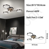 Nordic Modern LED Pendant Light Fixture Elegant Ceiling Lamp for Living Room, Dining Room & Bedroom