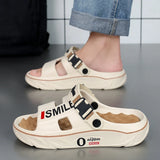 2025 Men’s Massage Slippers – Indoor/Outdoor Comfortable Slides | شباشب تدليك رجالي 2025 – مريحة للاستخدام الداخلي والخارجي