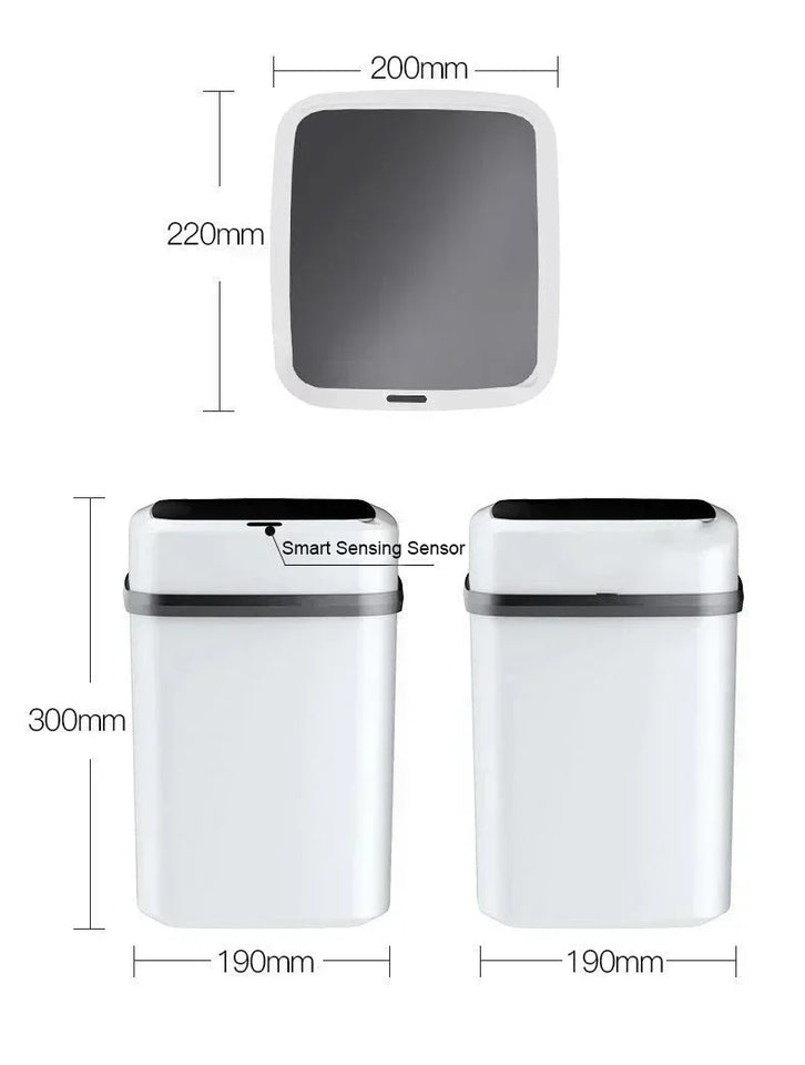 13L Smart Sensor Trash Can Automatic Touchless Waste Bin for Home or Office
