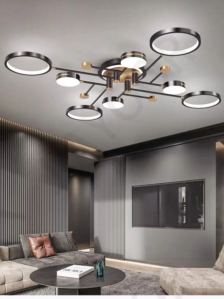 Nordic Modern LED Pendant Light Fixture Elegant Ceiling Lamp for Living Room, Dining Room & Bedroom