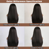 26 Inch Long Straight Synthetic Wig for Women – Fashion, Daily & Party | شعر مستعار صناعي طويل مستقيم 26 بوصة للنساء – أزياء، يومي وحفلات