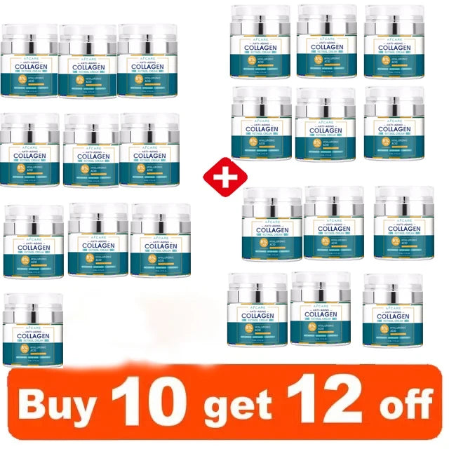 8% HA Collagen Face Cream for Men – Anti-Aging & Wrinkle Remover | كريم الوجه بالكولاجين 8% للرجال – مضاد للشيخوخة وإزالة التجاعيد