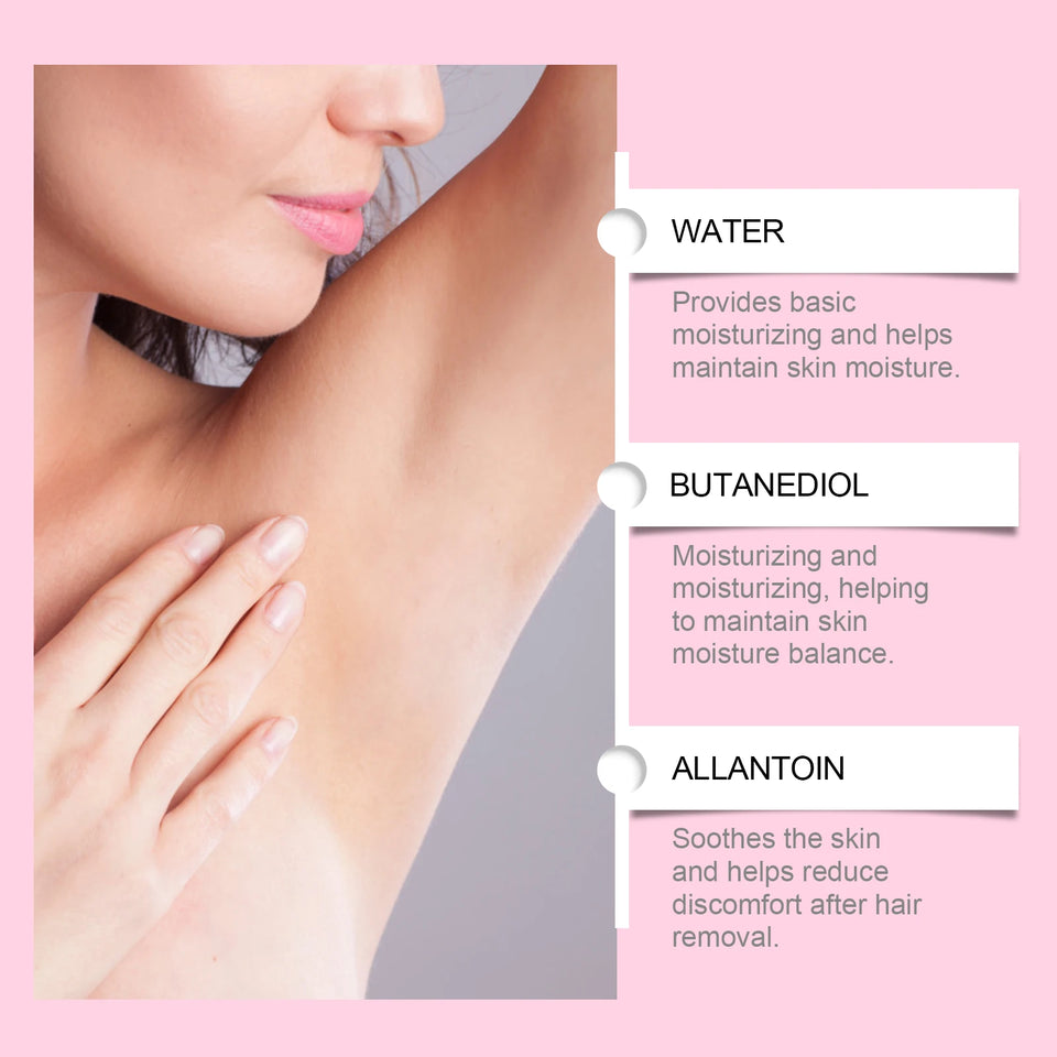 Painless Hair Removal Spray – Body & Underarm Hair Inhibitor | بخاخ إزالة الشعر بدون ألم – تثبيط نمو الشعر للجسم وتحت الإبط