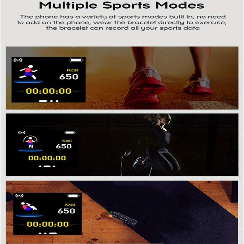 Smart Watch for Men – Fitness & Music Bluetooth Sports Watch with Music Control & Health Tracking