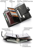 Stylish Travel Passport Bag & Wallet Compact Organizer for Travel Documents, Cards & Cash