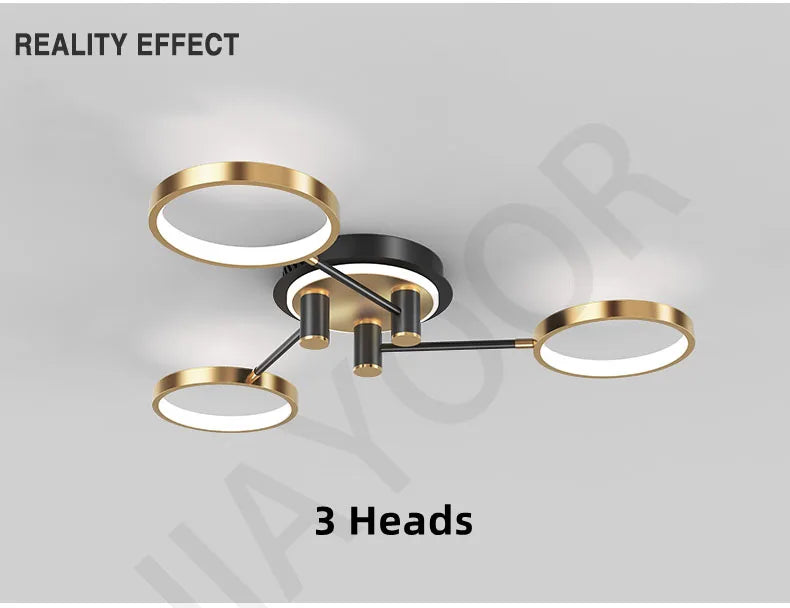 Nordic Modern LED Pendant Light Fixture Elegant Ceiling Lamp for Living Room, Dining Room & Bedroom