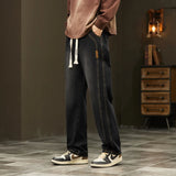 Autumn Winter Men’s Cotton Jeans – Baggy Cargo Denim Pants S-4XL | جينز رجالي من القطن للخريف والشتاء – بنطلون دنيم واسع مع جيوب S-4XL