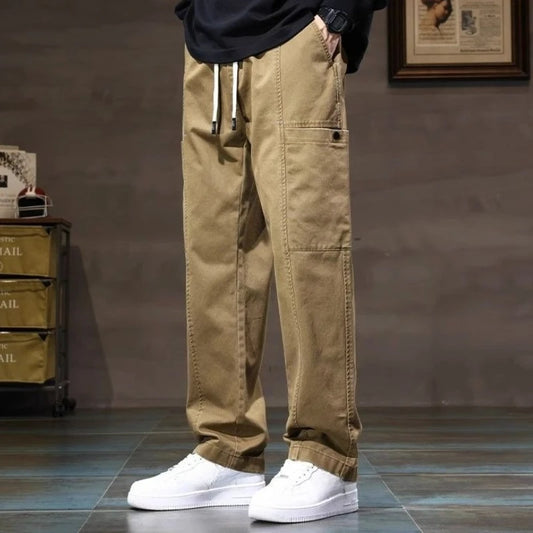 Hiking Cargo Pants for Men Work Wear Joggers Trousers Man Luxury High Quality Harajuku Emo Street Loose Regular Fit Cheap Nylon