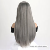 26 Inch Long Straight Synthetic Wig for Women – Fashion, Daily & Party | شعر مستعار صناعي طويل مستقيم 26 بوصة للنساء – أزياء، يومي وحفلات