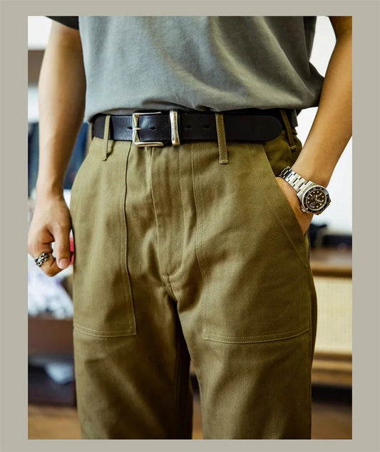 Red Tornado OG-107 Fatigue Pants Men Herringbone Twill Casual Trousers Army Green