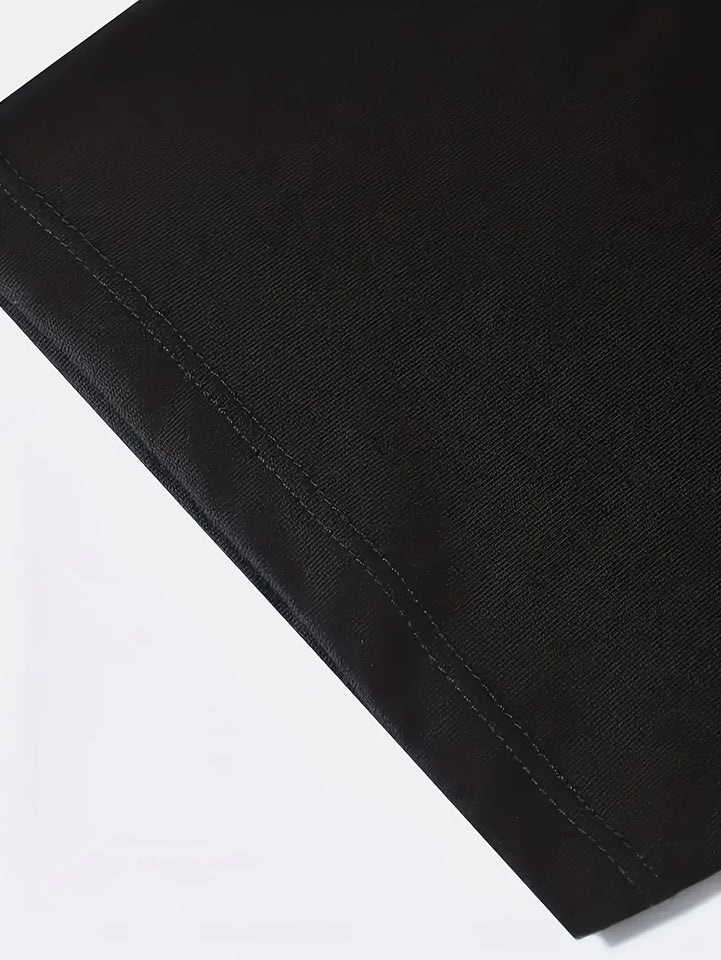 Heart Print Women’s T-Shirt – Short Sleeve, Crew Neck | تي شيرت نسائي بطبعة قلب – كم قصير، ياقة مستديرة