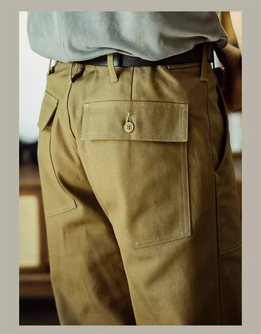 Red Tornado OG-107 Fatigue Pants Men Herringbone Twill Casual Trousers Army Green