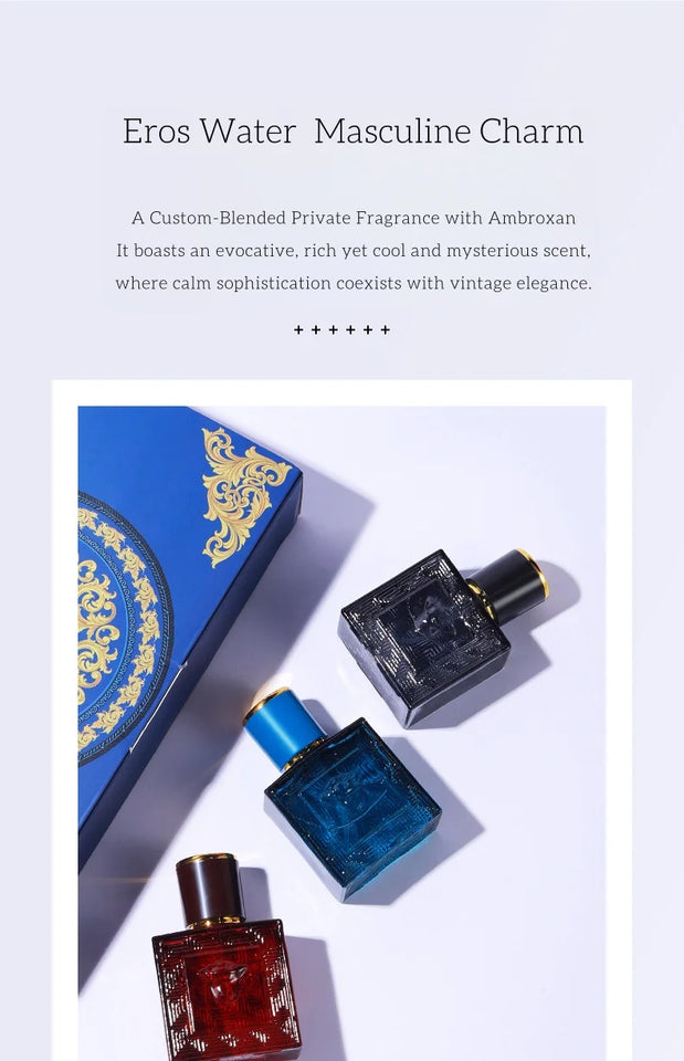 Brand Perfume Cologne Men Perfume 3pcs Spray Flirting Pheromone Lasting Irresistible Temptation Light Fragrance Gentleman Parfum