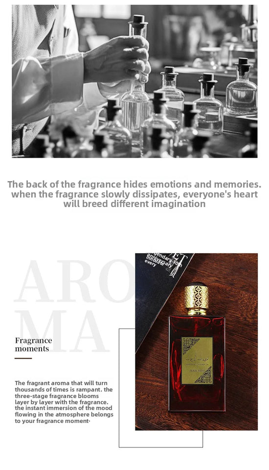 100ml Dubai Women Perfume Long-lasting Arabian Princess Ladies Perfumes Natural Pure Sexy Charming Fragrance Fruity Floral Scent